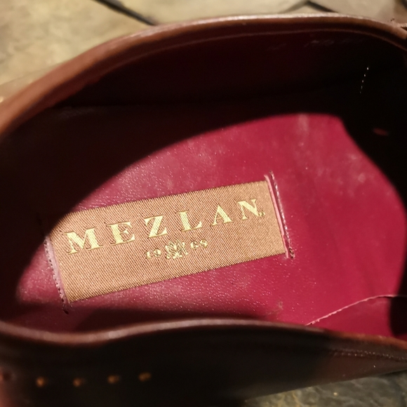 Mezlan Italian Loafers - Burgundy Leather -Size12M